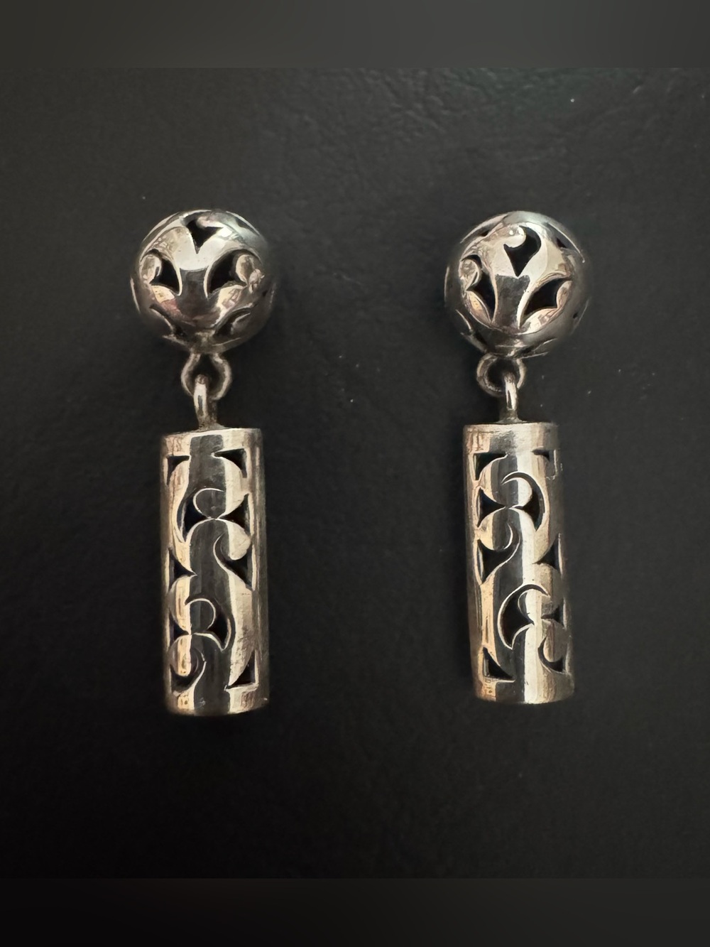 New Lois Hill Sterling Silver Foxtail Earrings